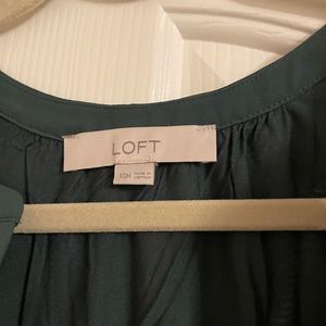 Size xs maternity loft forest green blouse